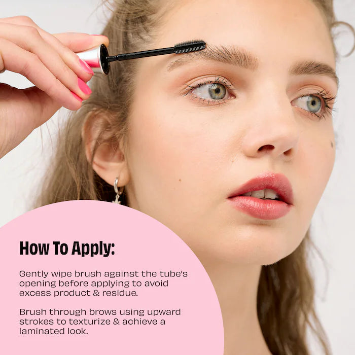 Benefit Cosmetics 24-HR Brow Setter Clear Brow Gel with Lamination Effect - 6ML full size