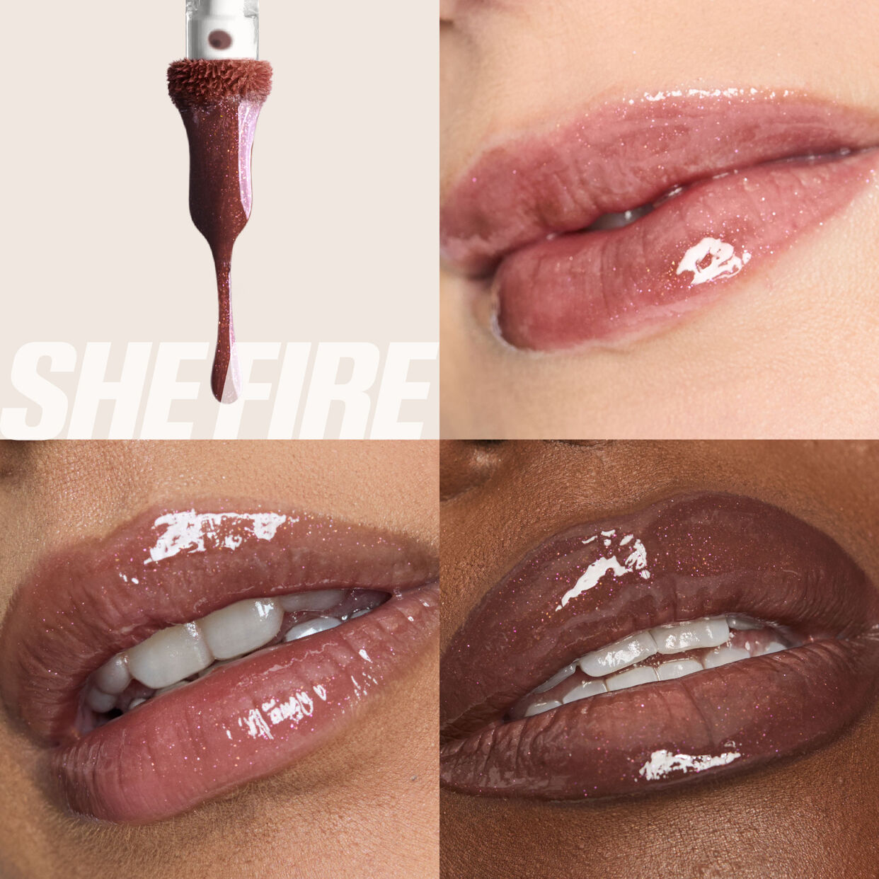 Huda Beauty - Icy Nude FAUX FILLER Lip Gloss