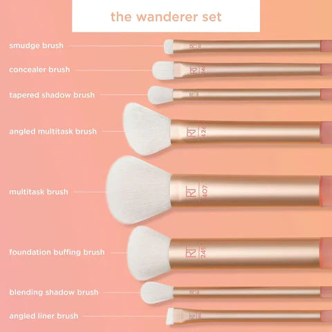 Real Techniques - The Wanderer Makeup Brush Set