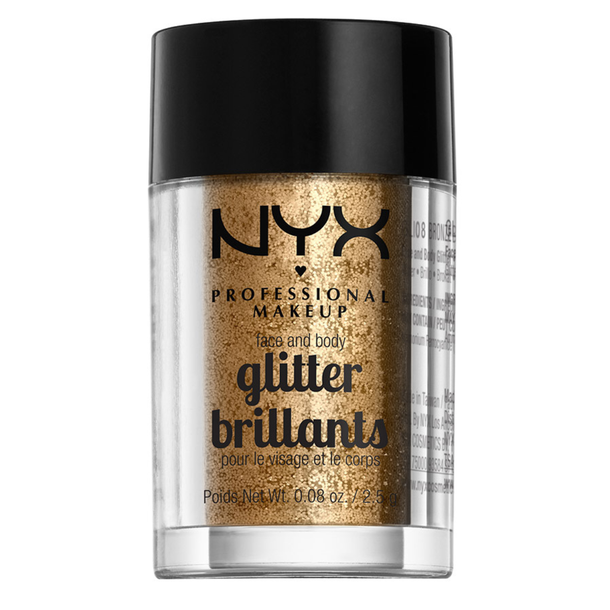NYX Professional Makeup Glitter - Face & Body Glitter