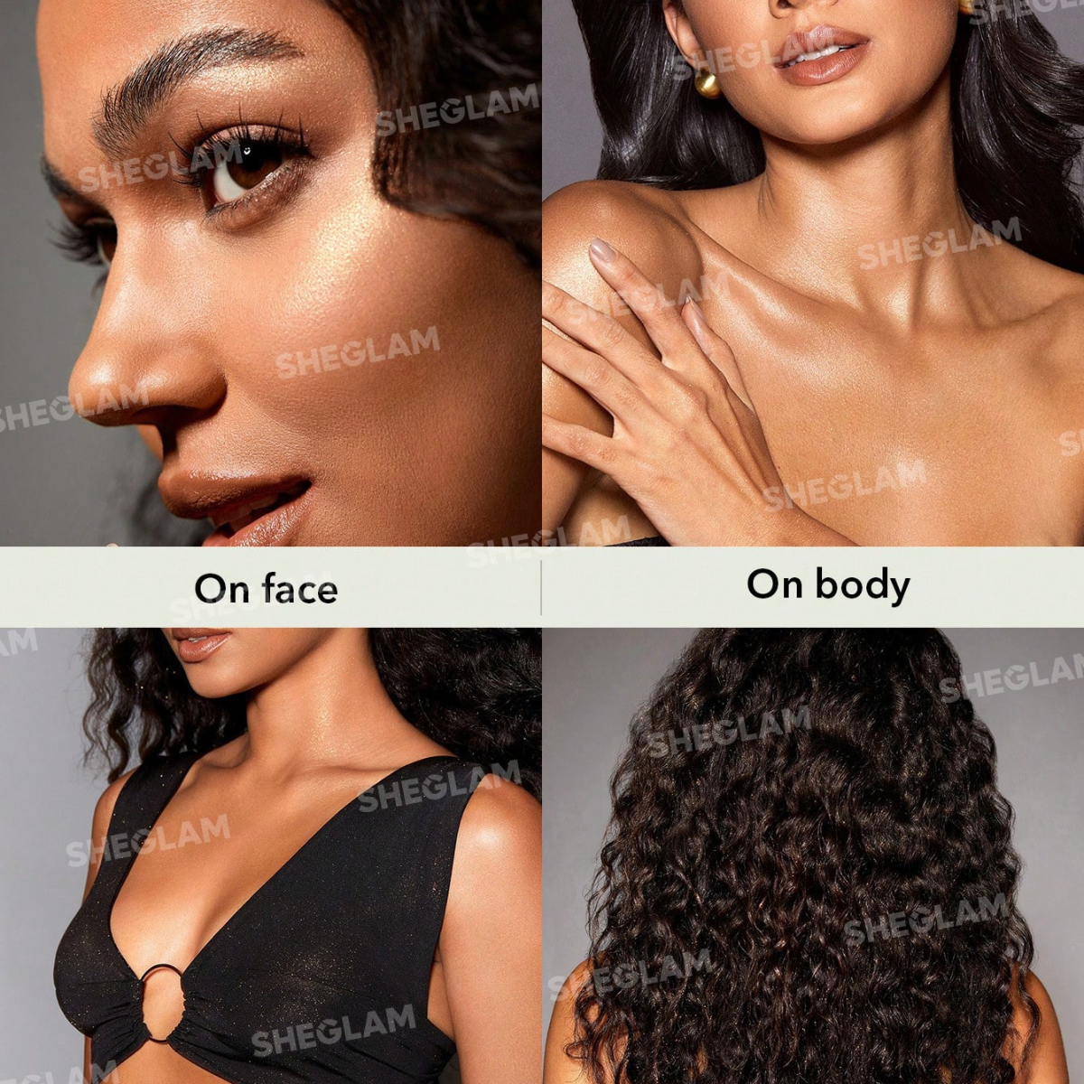 Sheglam Go Go Glow Highlighting Body Glitter Mist Cf6 Gold Os