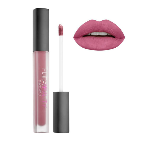 HUDA BEAUTY LIQUID MATTE LIPSTICK GOSSIP GIRL WITH BOX