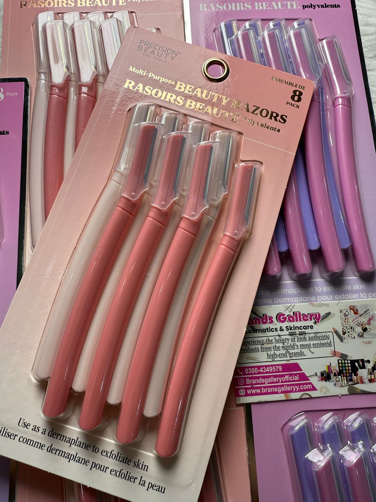 Precision Beauty - Multipurpose Beauty Razor PACK OF 8