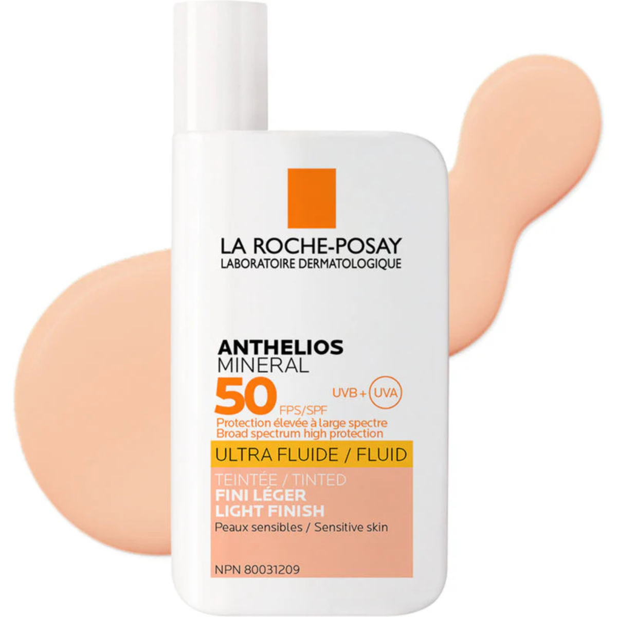 LA roche posy Spf 50 Ultra fluide Lotion tinted Light finish 50ML