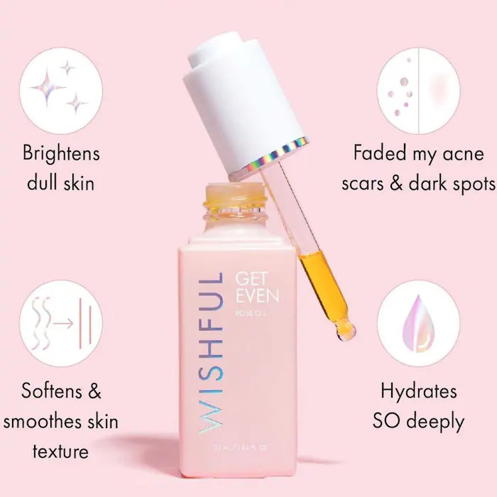Wishful Get Even Rose Face Oil - 10ml