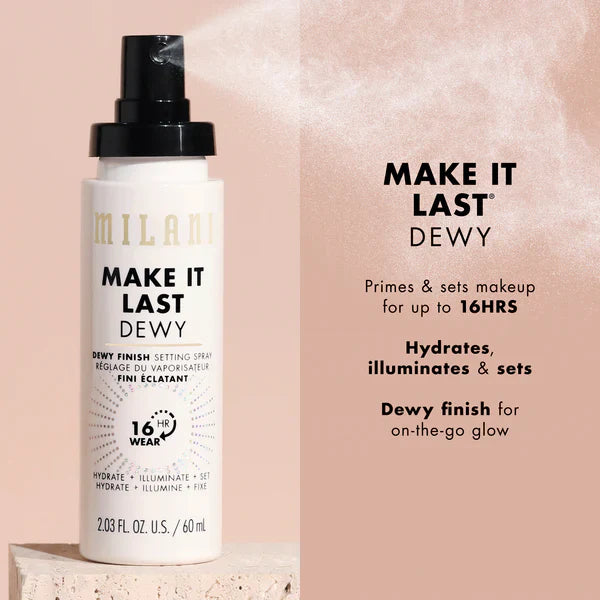 Milani - Make It Last Dewy - Dewy Finish Setting Spray 60 Ml