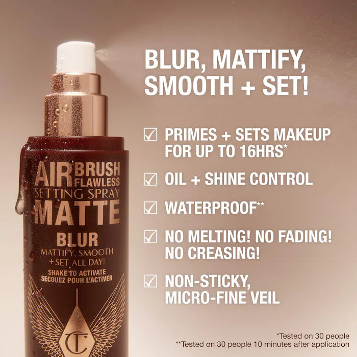 Charlotte Tilbury  Airbrush Flawless Matte Blurring & Waterproof Setting Spray