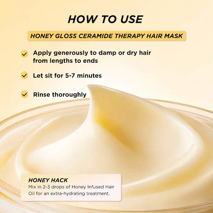 Gisou  Honey Gloss Ceramide Therapy Hydrating Hair Mask