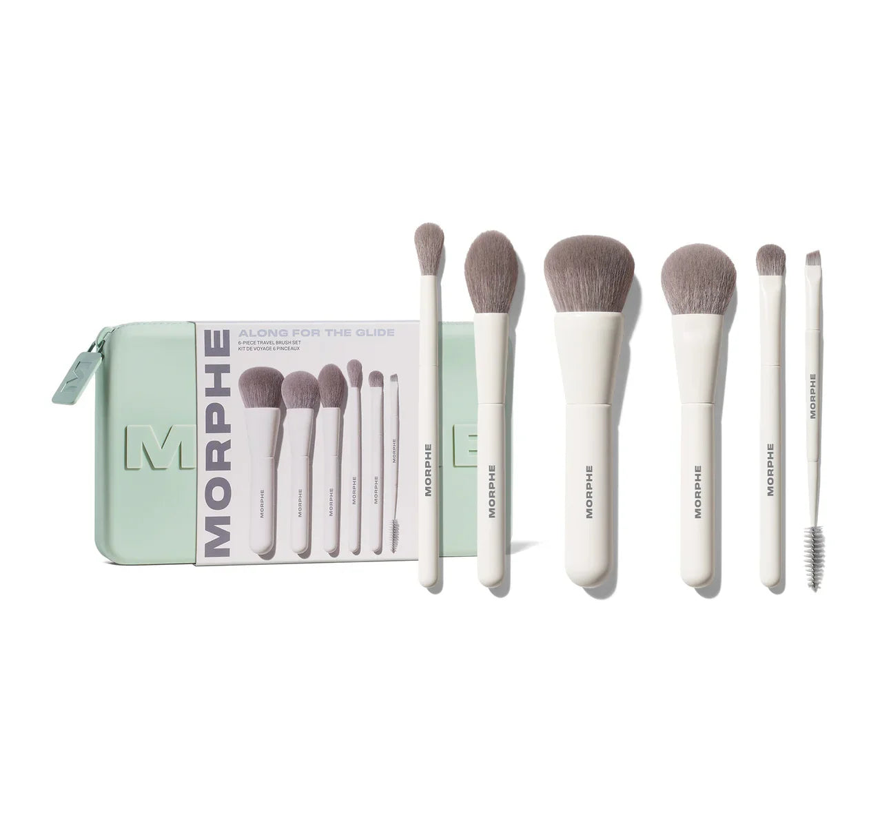 Morphe - Along for the Glide 6-Piece Travel Brush Set