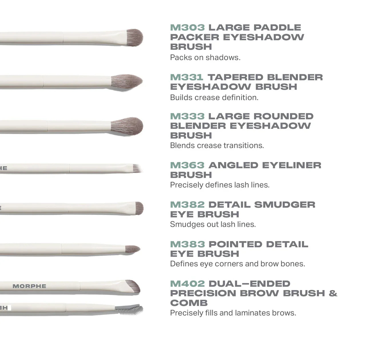 Morphe Eye Want It All 7-Piece Eye Brush Set