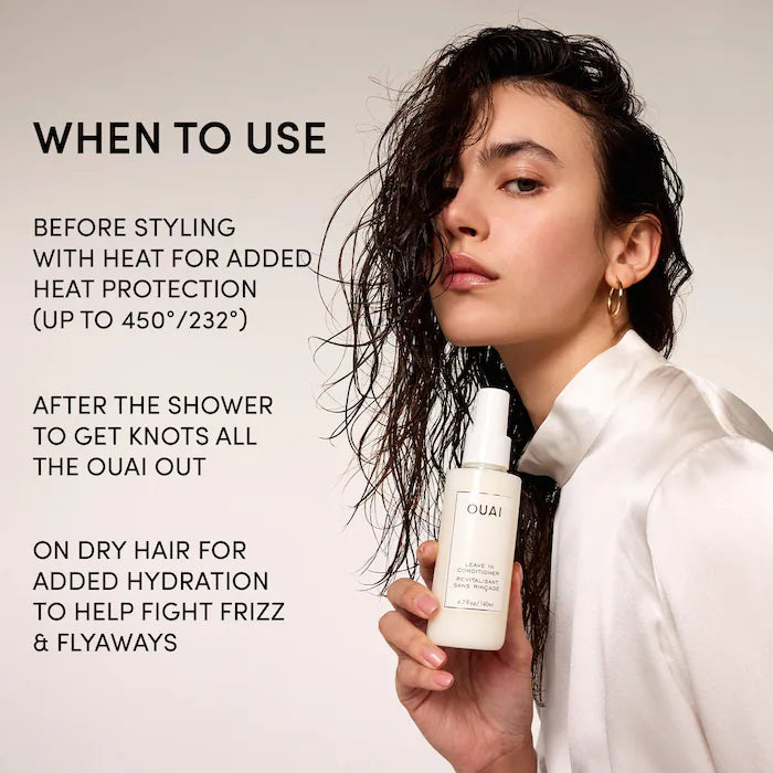 OUAI  Detangling and Frizz Fighting Leave In Conditioner 140 Ml