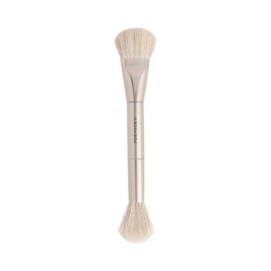 PATRICK TA  Dual Ended precision face Blush Brush