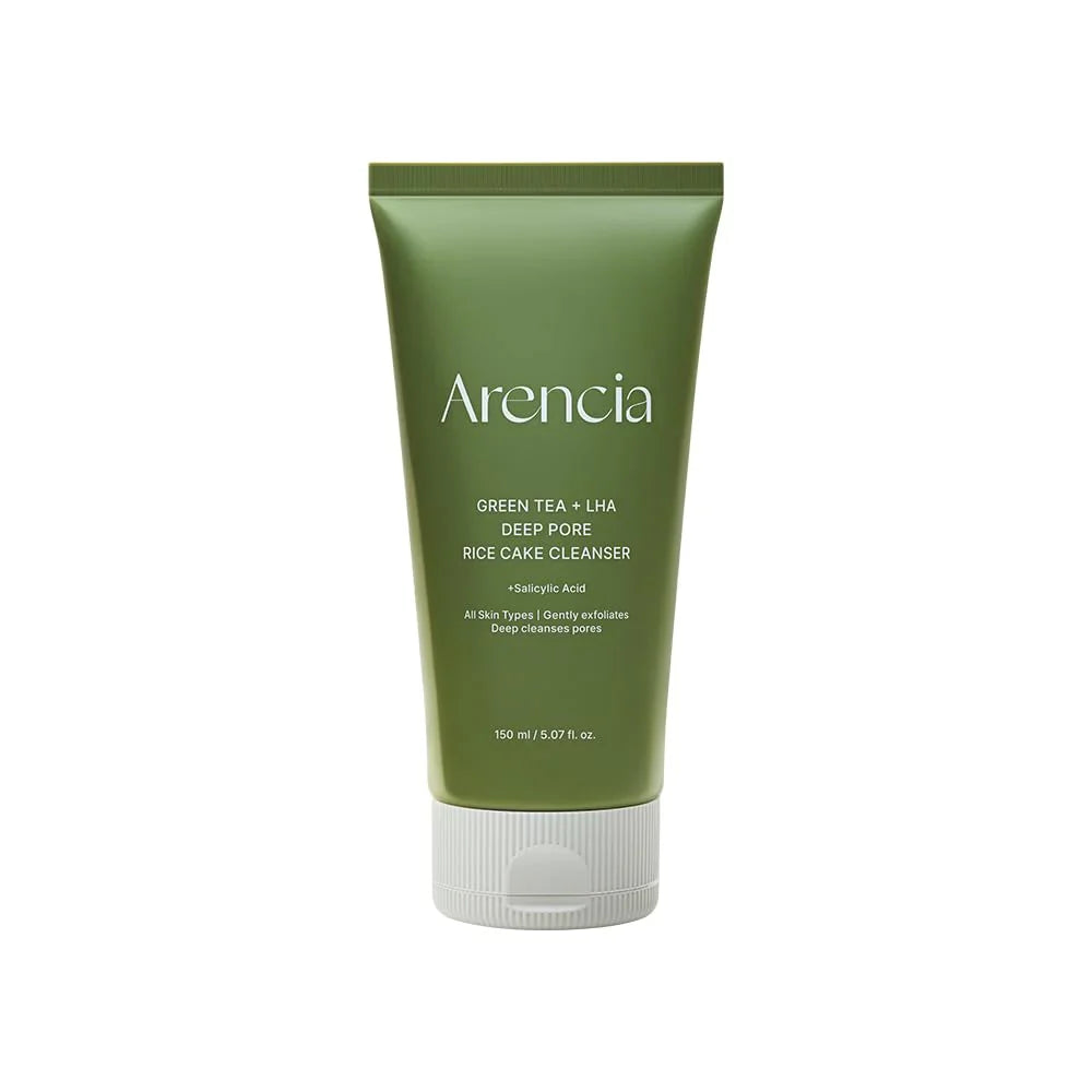 Arencia Green tea LHA rice cake cleanser