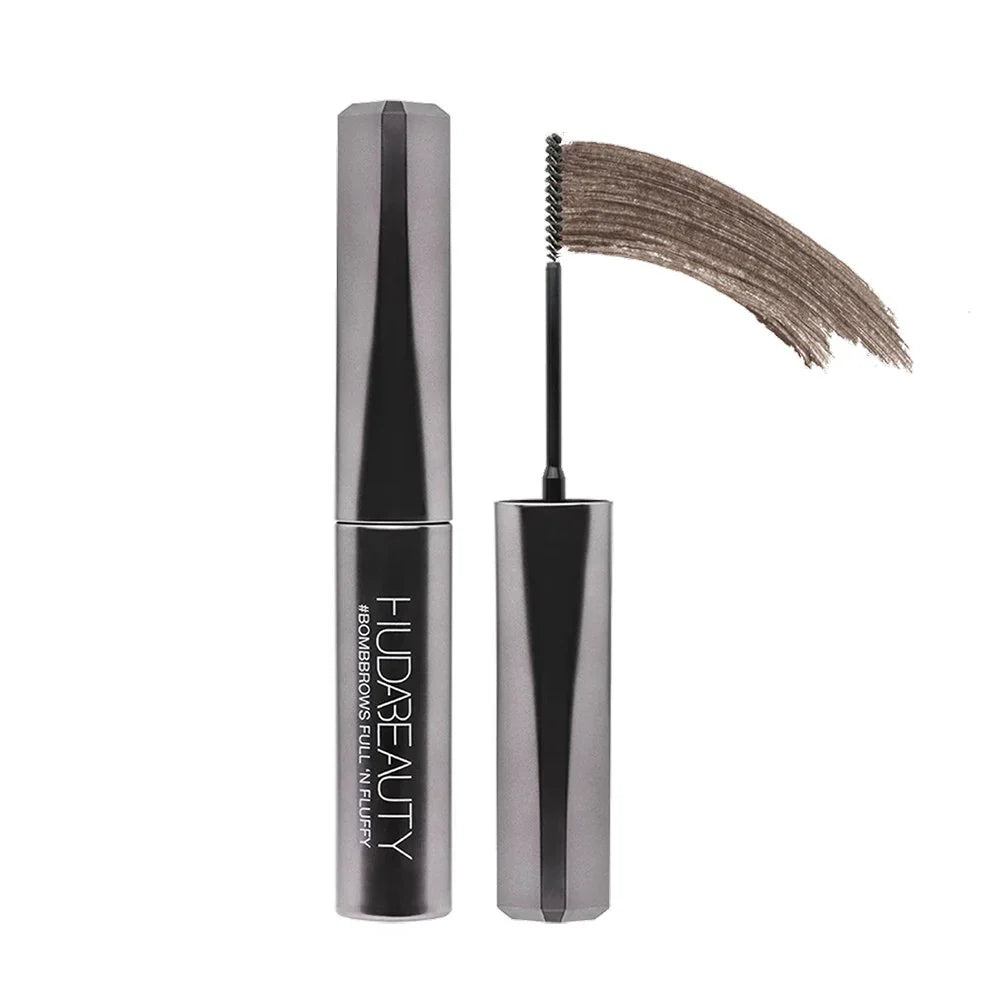 Huda Beauty - #BombBrows Full 'N Fluffy Fiber Gel - Medium brown 4.5 Ml