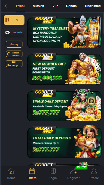 663Bet Game Download | Android Earning App in Pakistan 2026 screenshot