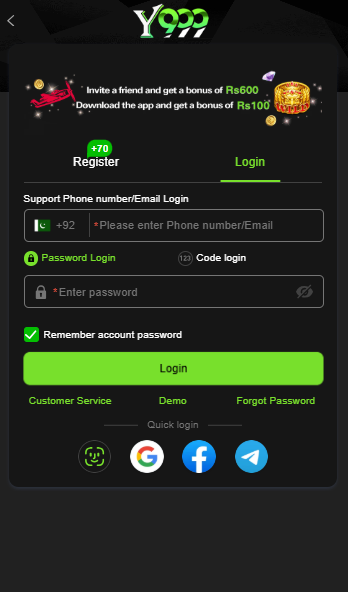 Y999 Game Download | APK & Review for Android (Pakistan) 2026 screenshot