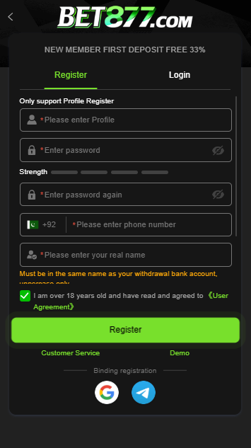 Bet877 Game Download | Earning App for Android in Pakistan 2026 screenshot