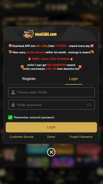 Masti365 Game Download | Android Earning App in Pakistan 2026 screenshot