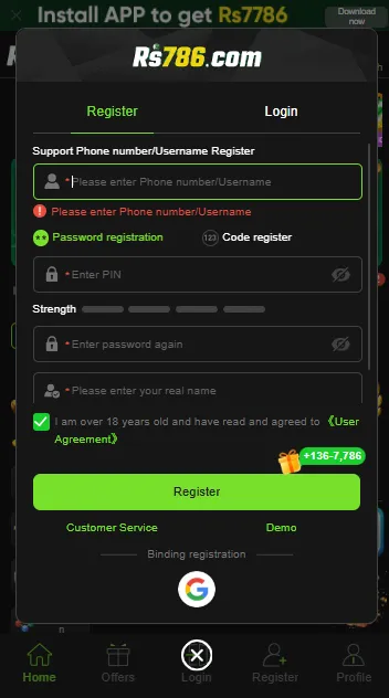 RS786 Game APK Download & Review 2026 screenshot