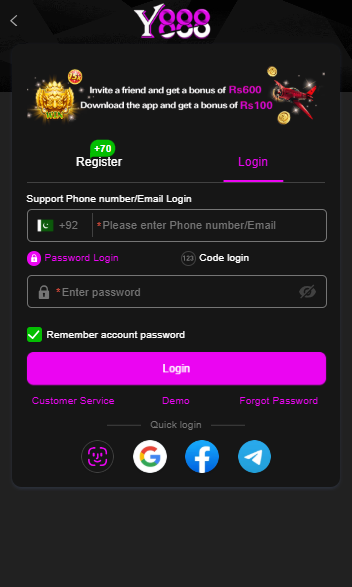 Y888 Game Download | APK & Review for Android (Pakistan) 2026 screenshot